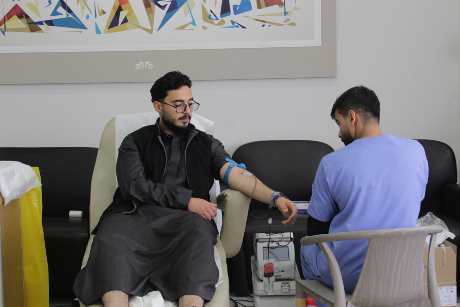اختتام حملة «اقتداء وعطاء» للتبرع بالدم في كليات الشرق العربي
